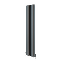 Load image into Gallery viewer, Valerio ANTHRACITE Vertical Aluminium High Output Radiators (Various Sizes)
