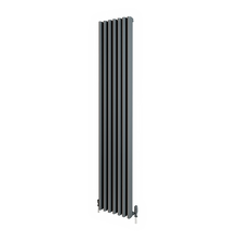 Load image into Gallery viewer, Valerio ANTHRACITE Vertical Aluminium High Output Radiators (Various Sizes)