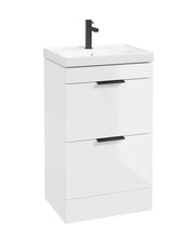 Load image into Gallery viewer, STOCKHOLM Floor Standing 50cm Two Drawer Vanity Unit ( Various Colours & Sizes )