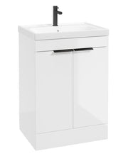 Load image into Gallery viewer, STOCKHOLM Floor Standing 60cm Two Door Vanity Unit ( Various Colours & Sizes )