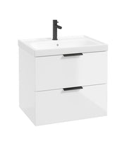 Load image into Gallery viewer, STOCKHOLM Wall Hung 60cm Two Drawer Vanity Unit Matt ( Various Colours & Sizes )