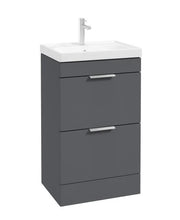 Load image into Gallery viewer, STOCKHOLM Floor Standing 50cm Two Drawer Vanity Unit ( Various Colours & Sizes )