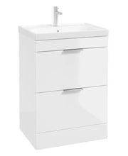Load image into Gallery viewer, STOCKHOLM Floor Standing 60cm Two Drawer Vanity Unit ( Various Colours & Sizes )