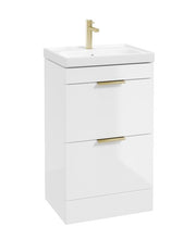 Load image into Gallery viewer, STOCKHOLM Floor Standing 50cm Two Drawer Vanity Unit ( Various Colours & Sizes )