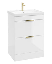 Load image into Gallery viewer, STOCKHOLM Floor Standing 60cm Two Drawer Vanity Unit ( Various Colours & Sizes )