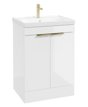Load image into Gallery viewer, STOCKHOLM Floor Standing 60cm Two Door Vanity Unit ( Various Colours & Sizes )