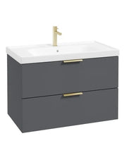 Load image into Gallery viewer, STOCKHOLM Wall Hung 80cm Two Drawer Vanity Unit ( Various Colours & Sizes )