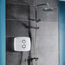 Load image into Gallery viewer, Triton T90SR White/Chrome DUELEC Pumped Electric Shower Kit