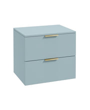 Load image into Gallery viewer, STOCKHOLM Wall Hung 60cm Two Drawer Countertop Vanity Unit (Various Colours & Sizes )