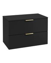 Load image into Gallery viewer, STOCKHOLM Wall Hung 80cm Two Drawer Countertop Vanity Unit ( Various Colours & Sizes )