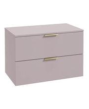 Load image into Gallery viewer, STOCKHOLM Wall Hung 80cm Two Drawer Countertop Vanity Unit ( Various Colours & Sizes )