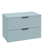Load image into Gallery viewer, STOCKHOLM Wall Hung 80cm Two Drawer Countertop Vanity Unit ( Various Colours & Sizes )