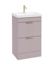 Load image into Gallery viewer, STOCKHOLM Floor Standing 50cm Two Drawer Vanity Unit ( Various Colours & Sizes )