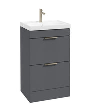 Load image into Gallery viewer, STOCKHOLM Floor Standing 50cm Two Drawer Vanity Unit ( Various Colours & Sizes )