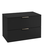 Load image into Gallery viewer, STOCKHOLM Wall Hung 80cm Two Drawer Countertop Vanity Unit ( Various Colours & Sizes )