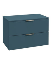 Load image into Gallery viewer, STOCKHOLM Wall Hung 80cm Two Drawer Countertop Vanity Unit ( Various Colours & Sizes )