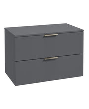 Load image into Gallery viewer, STOCKHOLM Wall Hung 80cm Two Drawer Countertop Vanity Unit ( Various Colours & Sizes )