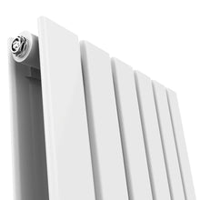Load image into Gallery viewer, Affinity WHITE Vertical Steel Flat Panel Double Radiators (Various Sizes)