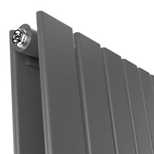 Load image into Gallery viewer, Affinity ANTHRACITE Vertical Double Radiators (Various Sizes)