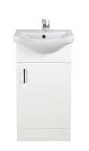 Load image into Gallery viewer, Ardent White Gloss White Floorstanding Vanity Unit (2 x Sizes)
