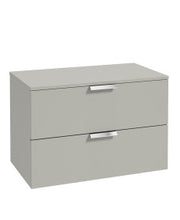 Load image into Gallery viewer, STOCKHOLM Wall Hung 80cm Two Drawer Countertop Vanity Unit ( Various Colours & Sizes )