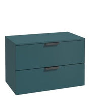 Load image into Gallery viewer, STOCKHOLM Wall Hung 80cm Two Drawer Countertop Vanity Unit ( Various Colours & Sizes )