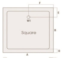 Load image into Gallery viewer, Elements 800mm Square Shower Tray