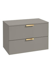 Load image into Gallery viewer, STOCKHOLM Wall Hung 80cm Two Drawer Countertop Vanity Unit ( Various Colours & Sizes )