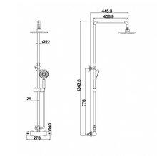 Load image into Gallery viewer, GJET500 P4L Thermostatic Dual Function Exposed Shower Valve Kit (2 Outlet)