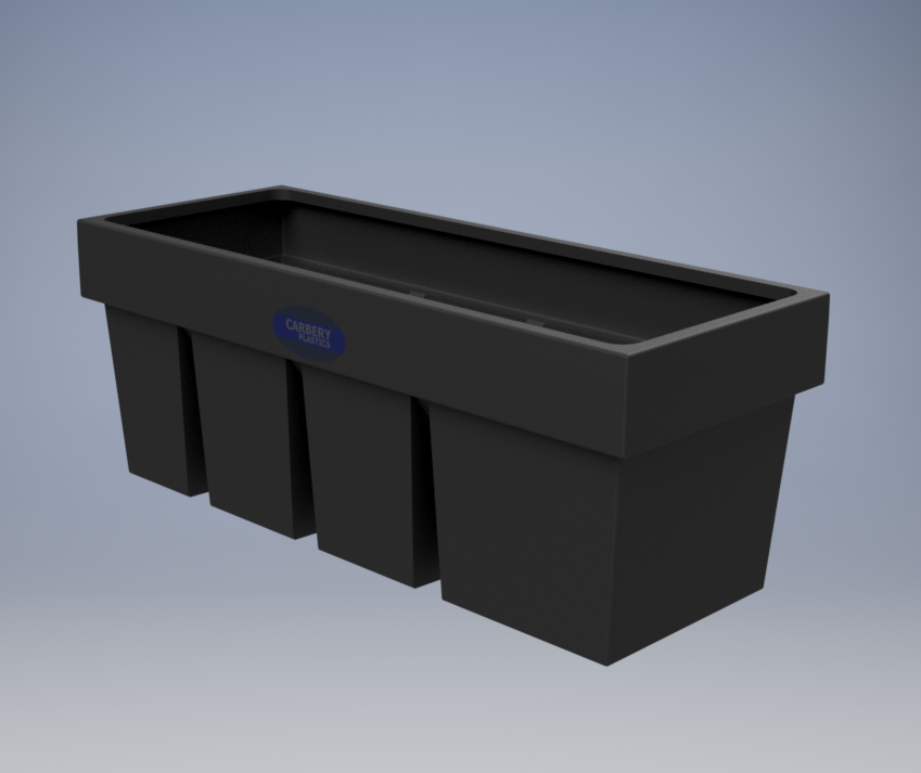70 Gallon Slimline Water Tank 80/60 (220lt) – Plumb4Less