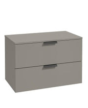 Load image into Gallery viewer, STOCKHOLM Wall Hung 80cm Two Drawer Countertop Vanity Unit ( Various Colours & Sizes )