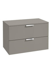 Load image into Gallery viewer, STOCKHOLM Wall Hung 80cm Two Drawer Countertop Vanity Unit ( Various Colours & Sizes )