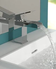 Load image into Gallery viewer, Bingley Black Basin Mixer (Available in Chrome)