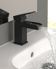 Load image into Gallery viewer, Bingley Black Cloakroom Basin Mixer (Available in Chrome)