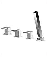 Load image into Gallery viewer, Contour 4 Hole Bath Shower Mixer ( Various Colours)