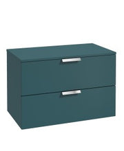 Load image into Gallery viewer, STOCKHOLM Wall Hung 80cm Two Drawer Countertop Vanity Unit ( Various Colours & Sizes )