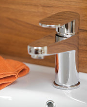 Load image into Gallery viewer, Norfolk Eco Flow Basin Mixer c/w Mushroom Waste ( Various Colours)