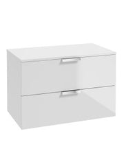 Load image into Gallery viewer, STOCKHOLM Wall Hung 80cm Two Drawer Countertop Vanity Unit ( Various Colours & Sizes )