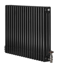 Load image into Gallery viewer, 3 Column Horizontal Radiator Black H:600mm W:1502mm