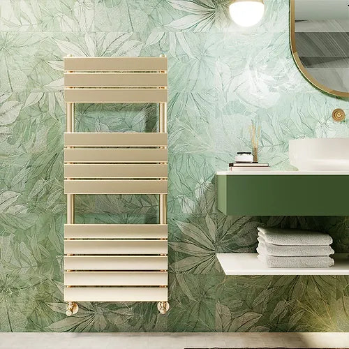 Kaldor Heated Towel Rail - Brushed Brass