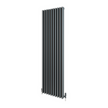 Load image into Gallery viewer, Valerio ANTHRACITE Vertical Aluminium High Output Radiators (Various Sizes)
