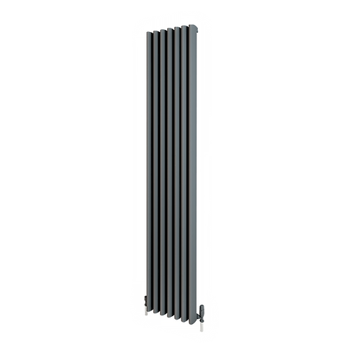 Valerio ANTHRACITE Vertical Aluminium High Output Radiators (Various Sizes)