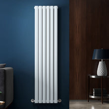 Load image into Gallery viewer, NIKA WHITE Double Vertical OVAL Radiator (Various Sizes)
