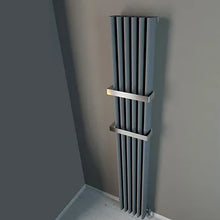 Load image into Gallery viewer, Valerio ANTHRACITE Vertical Aluminium High Output Radiators (Various Sizes)
