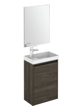 Load image into Gallery viewer, Dijon Cloakroom 45cm Wall Hung Vanity Unit &amp; Mirror (2 x Colours)
