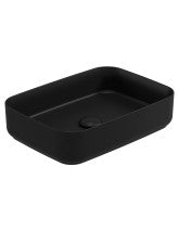 Load image into Gallery viewer, Avanti Square 50cm Vessel Basin with Ceramic Click Clack Waste (Various Colours)
