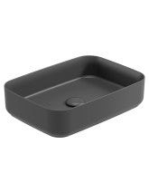 Load image into Gallery viewer, Avanti Square 50cm Vessel Basin with Ceramic Click Clack Waste (Various Colours)
