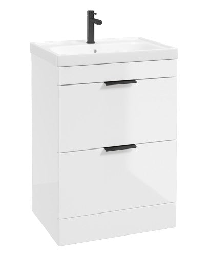 STOCKHOLM Floor Standing 60cm Two Drawer Vanity Unit ( Various Colours & Sizes )