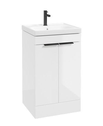 STOCKHOLM Floor Standing 50cm Two Door Vanity Unit ( Various Colours & Sizes )