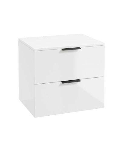 STOCKHOLM Wall Hung 60cm Two Drawer Countertop Vanity Unit (Various Colours & Sizes )